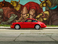 1989 Porsche 964 Carrera 4 Guards Red WP0AB092KS45 Outdoors